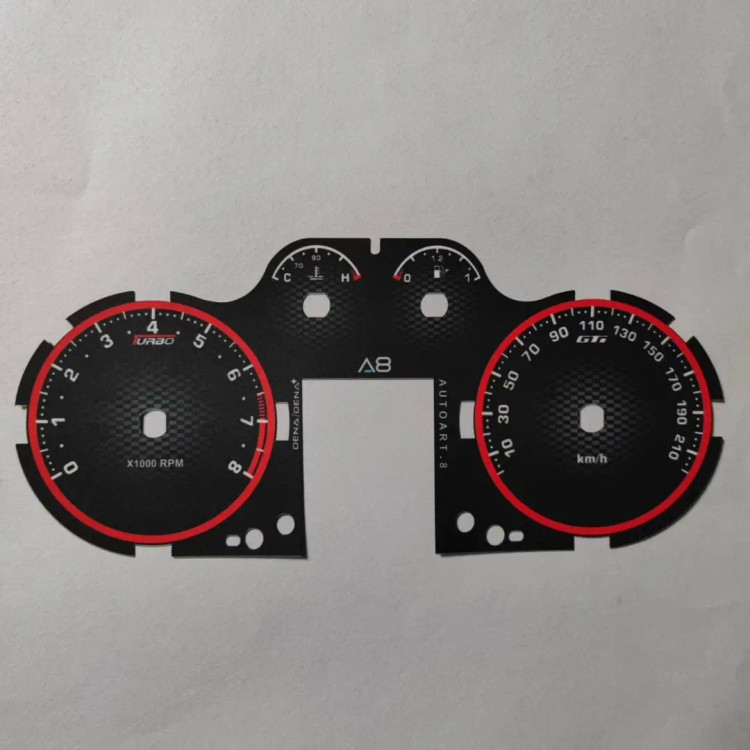 صفحه کیلومتر اسپرت دنا پلاس طرح GTI